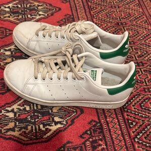 Adidas stan smith Men's Classic White and Green Sneakers